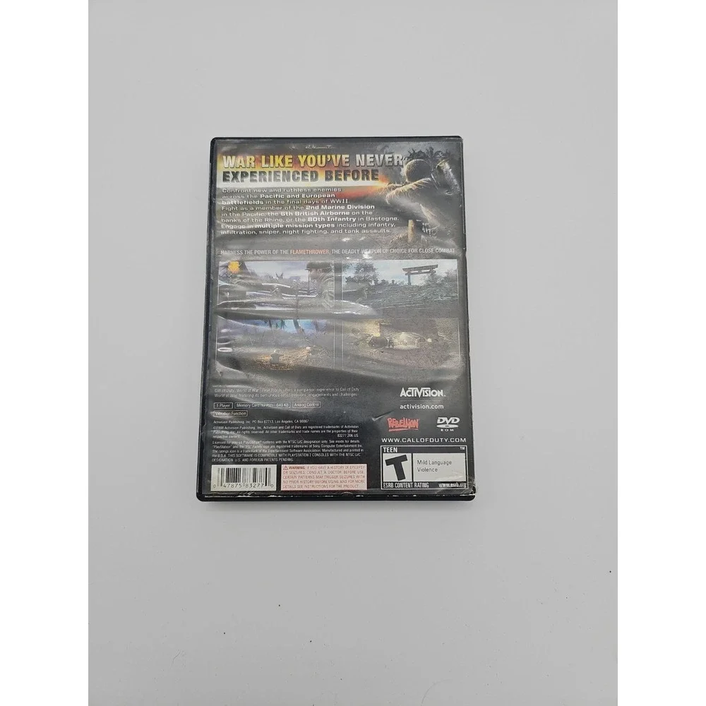 Call of Duty: World at War Final Fronts (Sony PlayStation 2, 2008) PS2 CIB